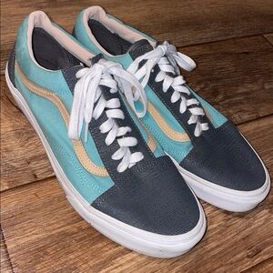 Vans Old Skool Aqua Haze Sneaker Men Size 12